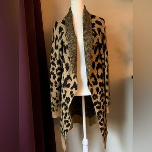 Excellent Condition - BP (Nordstrom) Leopard Open Cardigan